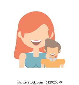 mother and her child image