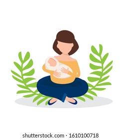 mother holding a newborn baby