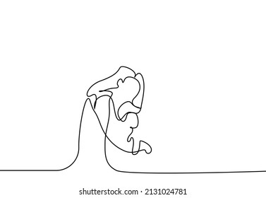 mother hugging her child and feeling emotional and happy