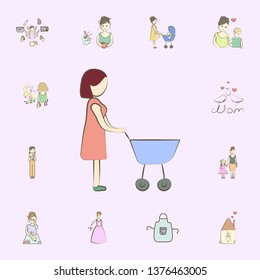 Mother icon. mother icons universal set for web and mobile