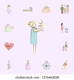 Mother icon. mother icons universal set for web and mobile