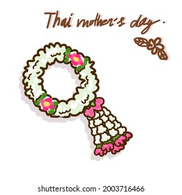 Mother and Kids in Thai Language it mean “Love mom”