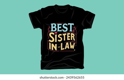 mother in law father in law typography tshirt design