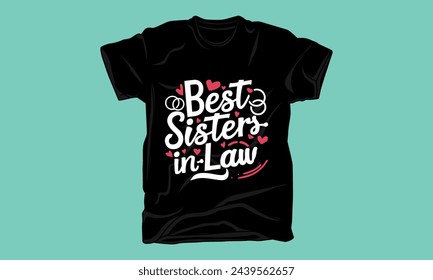 mother in law father in law typography tshirt design