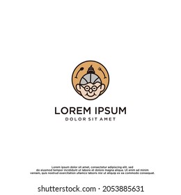 plantilla de diseño del vector del logotipo de la madre