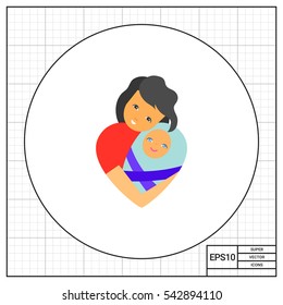 Mother Love Concept Icon