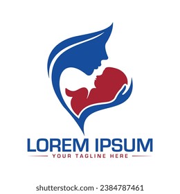 Mother Love Logo Design Unique Logo Design