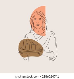 Mother making food for your family