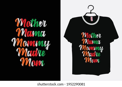 Mutter Mama Mama Mama Mama Mama Mama Mama Mama Mama Mama Shirt, Mama Weihnachtsgeschenk, Muttertagshirt, Mama Tee Shirt, Geschenk für Mama Mama Mama Mama Mama Mama Tee Shirt
