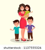Mother of many children with a daughter and two sons.