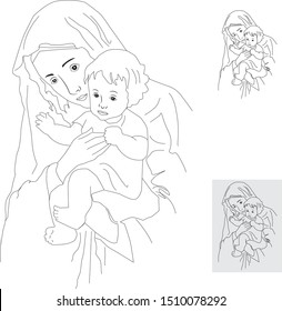 MOTHER MARY WITH CHILD JESUS