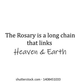 Mother Mary quote design, typography for print or use as poster, card, flyer or T shirt