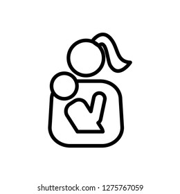 mother, mom icon vector template