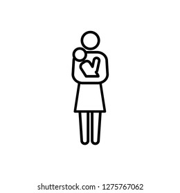 mother, mom icon vector template
