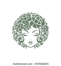 Mother Nature Logo Design, Vector Illustration