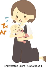 Mother in need of knowing what to do with a crying baby