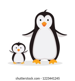 Illustration Of Cute Baby Penguin Royalty Free SVG, Cliparts