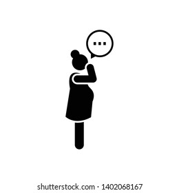 Mother, pregnant, baby icon. Element of maternity icon. Premium quality graphic design icon. Signs and symbols collection icon for websites, web design, mobile app
