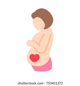 Mother, pregnant woman