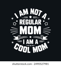 Mother quotes typography t-shirt design