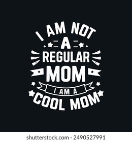 Mother quotes typography t-shirt design