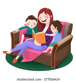 1,696 Mother talking daughter cartoon Images, Stock Photos & Vectors ...