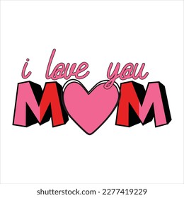 Mother s Day Vector, mothers day quote bundle. Happy Mothers Day. I love you mom. Our first mothers day. Calligraphic decorative lettering for gift tag design