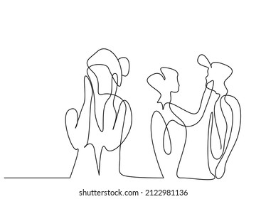 mother separating couples in love