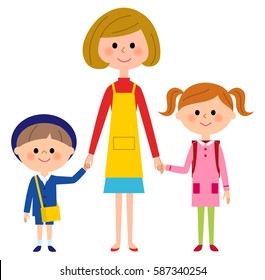 Mother and siblings