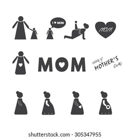 mother sign icon