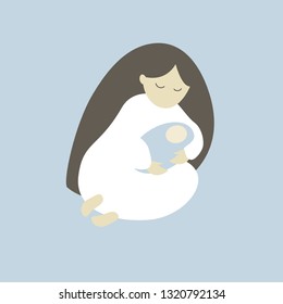 mother with a small child