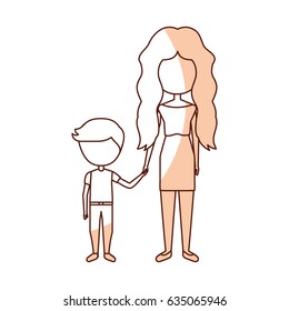 mother with son avatars