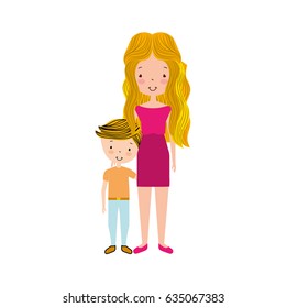 mother with son avatars