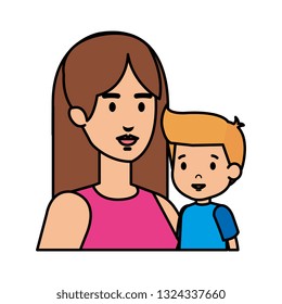 mother with son characters