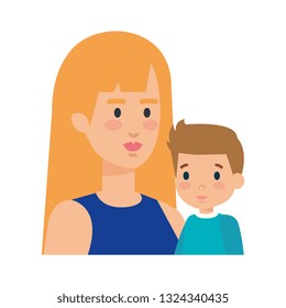 mother with son characters