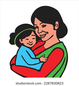 MOTHER AND SON ,MOTHER DAY AVATER VECTOR ART WORK,BEST MOM ,BEST MOM AND SON,HAPPY MOTHER DAY