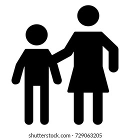mother and son icon