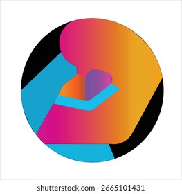 Madre con diseño de icono de hijo