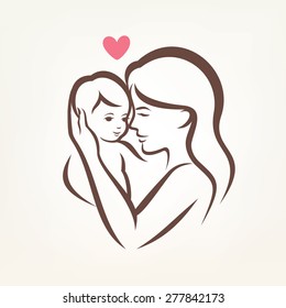 1000 Mother Hugging Child Sketch Stock Images Photos Vectors