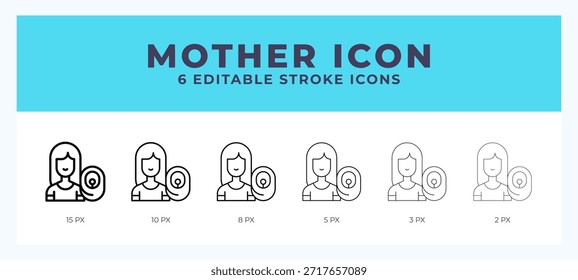 Icono de golpe de madre para el Web. App móviles y ui.