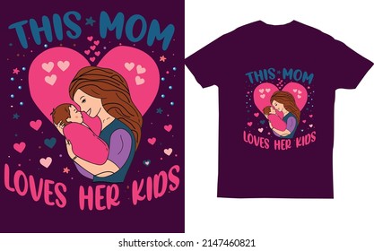 Mother T Shirt Design Vector file