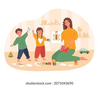 120,812 Mom and kids Stock Vectors, Images & Vector Art | Shutterstock