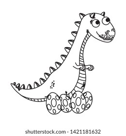 mother tyrannosaurus rex care of their eggs comic character