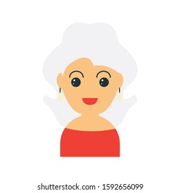 mother vector flat color icon 