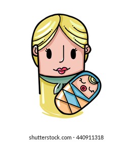 Mother vector illustration