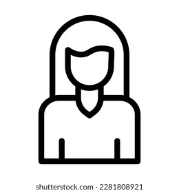 Diseño de iconos de la línea del vector madre