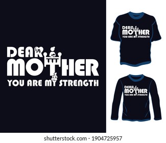 mother vector t shirt design