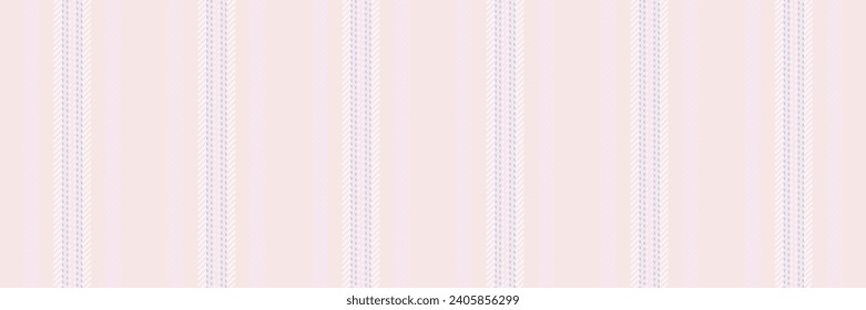 Mother vertical fabric lines, christmas card vector textile seamless. Vibrant background texture stripe pattern in white and lavender blush color.