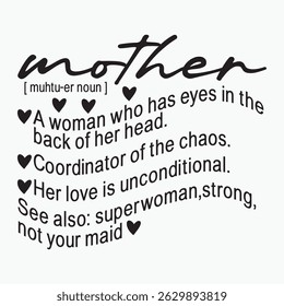 Mother A Woman Retro T shirt Design Sublimation