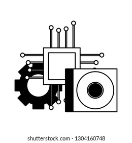 motherboard circuit compact disk setting